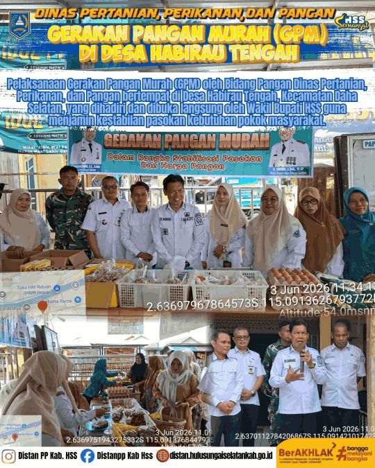 Gerakan Pangan Murah (GPM) di Desa Habirau Tengah