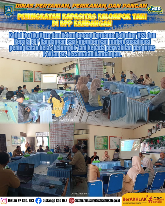 Peningkatan Kapasitas Kelompok Tani di BPP Kandangan