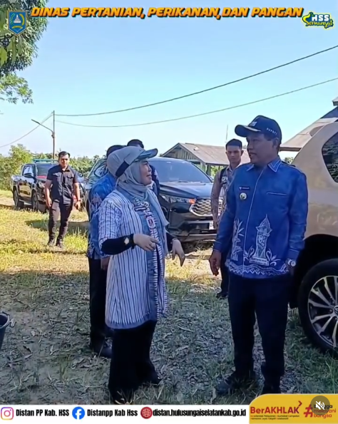 Kunjungan kerja Bupati Hulu Sungai Selatan di UPTD BPPT Hariti